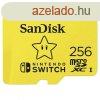SanDisk microSDXC krtya NINTENDO SWITCH 256GB, 100MB/s, U3,