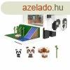Miniatr Hz Mattel The Panda&#039;s House Minecraft