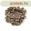 StormDuo - cseh prselt ktlyuk gyngy - Bronze - 3x7mm
