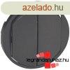 Legrand Cliane ketts billenty, grafit, Legrand 067902