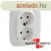 Legrand Valena Allure 2x2P+F csatlakozaljzat biztonsgi zsa