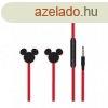 Disney sztereo headset - 3D Mickey 3,5mm jack piros