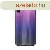 Rainbow szilikon tok veg htlappal - Huawei P40 Pro pink - 