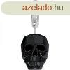 SWAROVSKI BeCharmed Skull Charm jet black