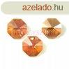 Swarovski - 6401 - Octagon medl- Copper - 12mm