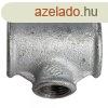 Horganyzott szktett T-idom 1"-3/4"