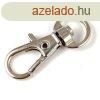Karabner kapocs - platina szn - 30 x 11 x 6 mm