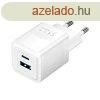 Vention USB-C+A (30W/30W, 2-portos, fehr, GaN), tlt