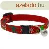 LUPINE macska nyakrv (Happy Holidays-piros 1,25 cm szles C