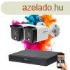 Dahua 2 biztonsgi kamers IP kamera rendszer 8MP sznes js