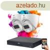 Dahua 2 dome kamers 5MP kamera rendszer sznes jszakai kp