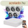 Hikvision TurboHD-TVI 5 kamers dome kamerarendszer 5MP szn