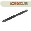 Lanberg AK-1101-B 19" 1U fss fekete kbelbevezet pan