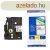 Brother TZE-161 laminlt P-touch szalag (36mm) Black on Clea