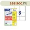 Etikett cmke, 97x67,7mm, univerzlis, 65 lap, 8 cmke/lap A