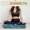 PRANA Art Deco Zafuton - Blue Leaves