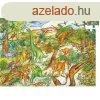 Djeco Megfigyeltet puzzle - Dinoszauruszok 100 db-os