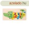 3D-s Montessori fa puzzle jtk gyerekeknek - Dn 1 tmj 