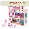 MDF fbol kszlt babahz + btor 70cm rozsaszn + LED