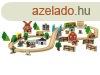 PlayTive Farm Wooden Train Set - 57 darabos falusi gazdasg 