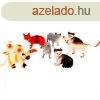 Cica 8 darabos kszlet - 8 cm