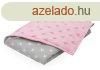 Scamp Minky-vszon takar 75*100cm Rzsa-szrke csillagos