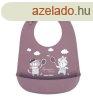Canpol Babies Bonjour Paris szilikon zsebes elke - Piros