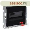 Legrand Suno 1xRJ45 Cat. 5e UTP csatlakozaljzat fekete, Leg