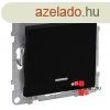 Legrand Suno vltkapcsol jelzfnnyel 10 AX fekete, Legran