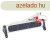 Legrand Elosztsor Premium 4x2P+F forgathat, 3 m vezetkkel