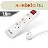 Delight Eloszt 3-as - 3 x 1,5 mm - 1,5 m - 2 x USB-vel - ka