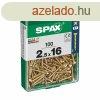 Csavaros doboz SPAX Fa csavar Lapos fej (2,5 x 16 mm) MOST 2