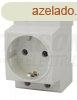 Sorolhat csatlakoz aljzat, oldals vdrintkezvel 230V, 