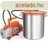 Vkuumkamra szivattyval kszlet 150W - 3,5  m/h - 19 liter