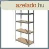 Salg polc, fm llvny, 5 polcos, 150x70x30 cm holm8564