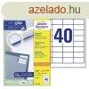 3657 Avery univerzlis cmke - fehr 48,5x25,4mm