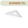 Vonalz hromszg 45 8,5cm, manyag 30458s
