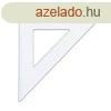 Vonalz hromszg 45 15,5cm, manyag Antilop