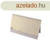 Asztali naptr 320mmx155mm, krmszn lapokkal ll Realsyst