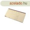 Asztali naptr 320mmx155mm, krmszn lapokkal blokktmbs f