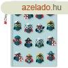 Hatridnapl Colors A5 heti, fehr lapokkal Happynest Kalz