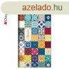 Zsebnaptr Colors fekv heti, fehr lapokkal Mozaik Dayliner