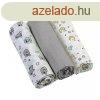 BabyOno Sznes textilpelenka 3db-os #Szrke-348/01