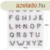 Szilikon ABC-s torta-desszert dszt forma