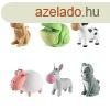 Home Kids LED ANIMALS llatfigurs kulcstart, manyag, hang