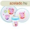 Peppa malac Core csszsmentes tkszlet, micro manyag szet