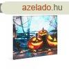 Halloween-i LED-es hangulatkp - fali akasztval, 2 x AA, 30