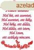 Falra akaszthat veglapos Magyar npmess motvumos hzi l