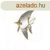 Fali Dekorci DKD Home Decor 25 x 3 x 38 cm Aranysrga Hal 