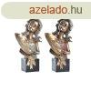 Dekoratv Figura DKD Home Decor 21 x 13 x 36 cm Piros Aranys
